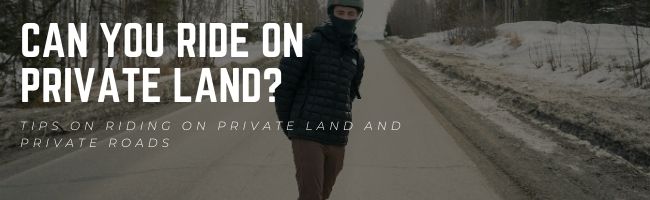 can you skate on private roads